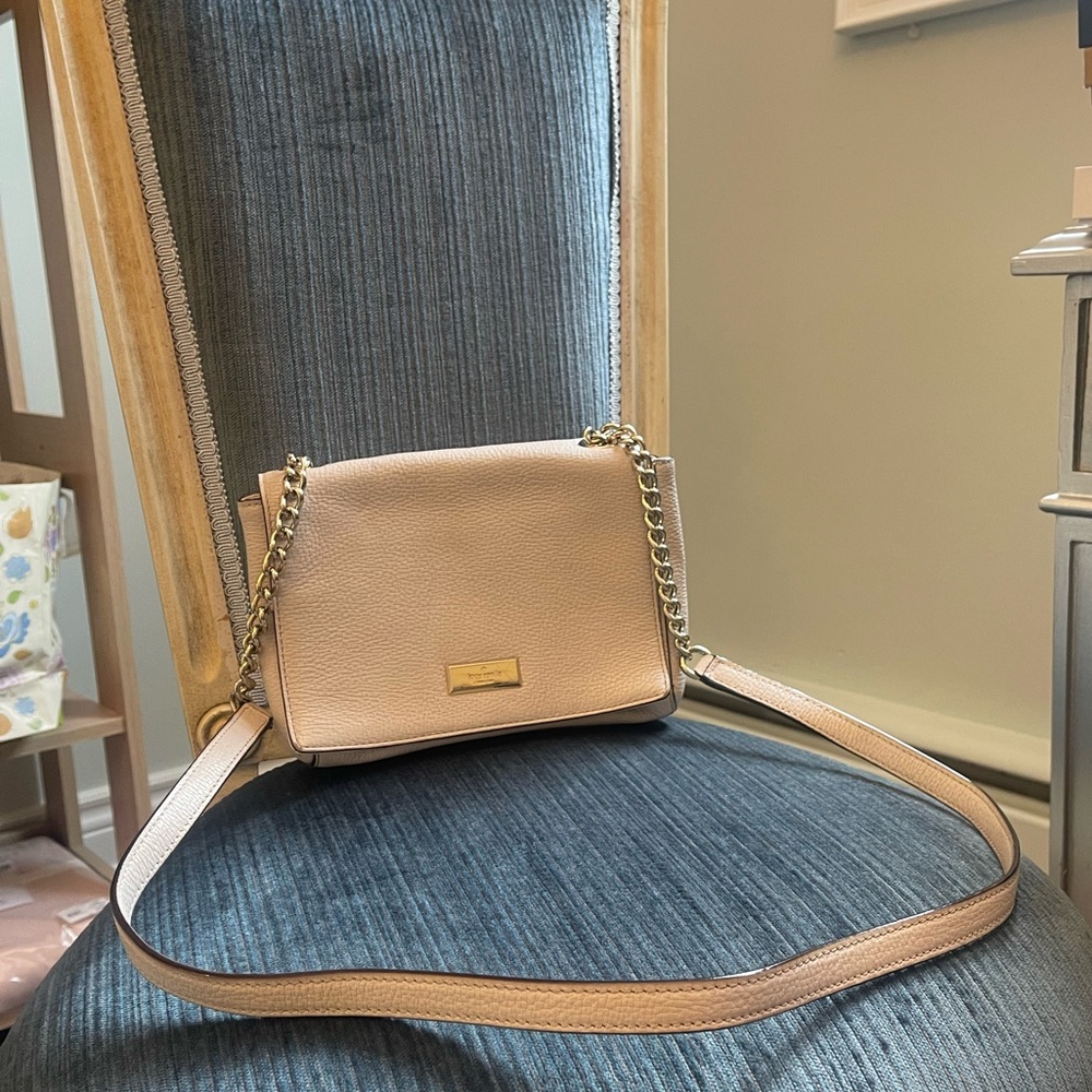 Kate Spade Briar Lane Eliza Light Shale beige crossbody purse bag authentic
